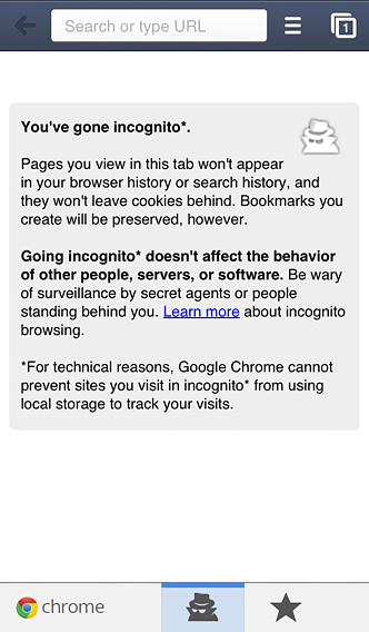 Chrome for iPhone in 2013