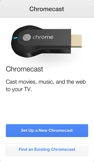 Chromecast for iPhone in 2013