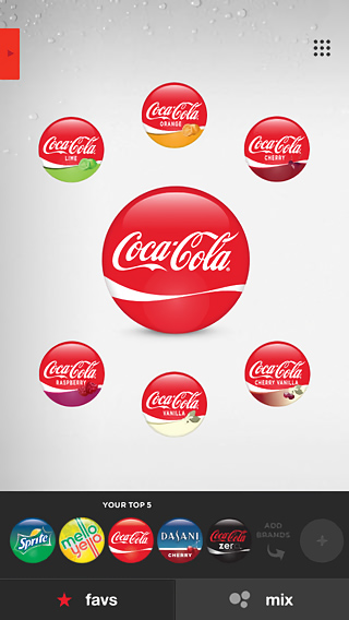 Coca-Cola Freestyle for iPhone in 2013