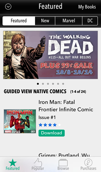 Comics for iPhone in 2013 – Featured