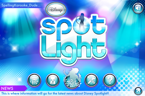 Disney Spotlight Karaoke for iPhone in 2013