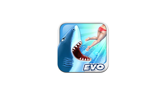 Hungry Shark Evolution for iPhone in 2013 – Logo