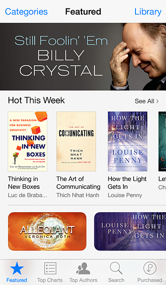 iBooks for iPhone in 2013 – Featured