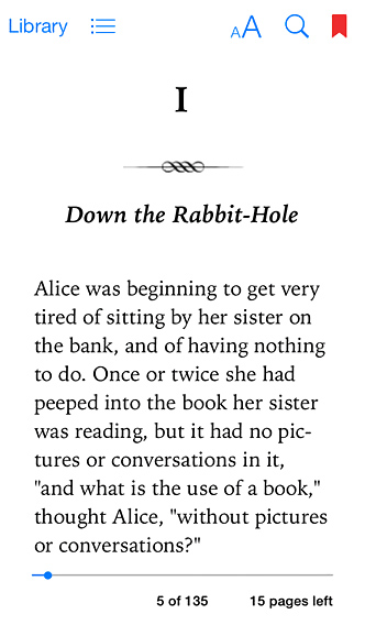 iBooks for iPhone in 2013