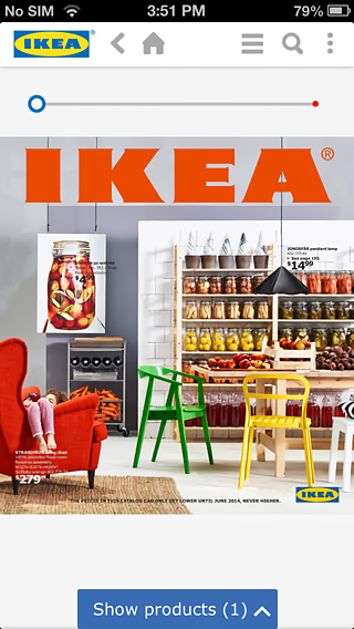 IKEA Catalog for iPhone in 2013