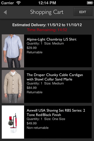 JackThreads for iPhone in 2013