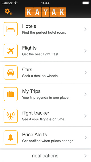 KAYAK for iPhone in 2013