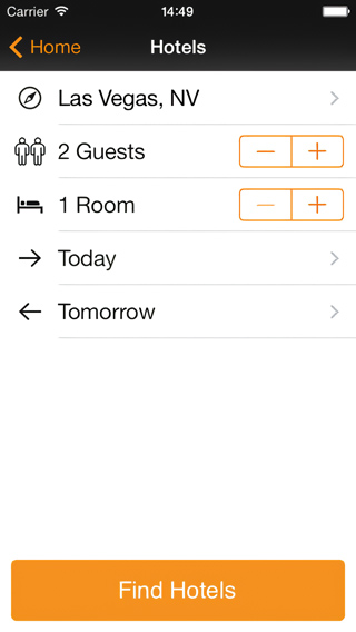 KAYAK for iPhone in 2013 – Hotels