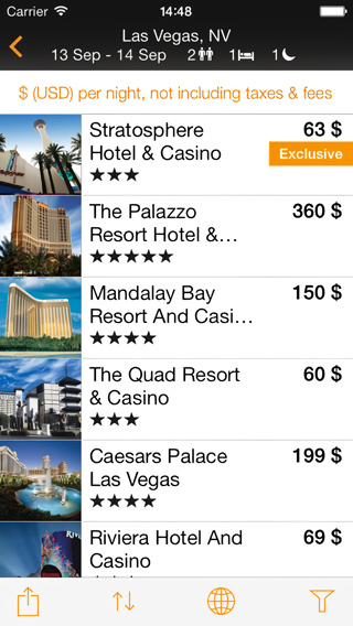 KAYAK for iPhone in 2013