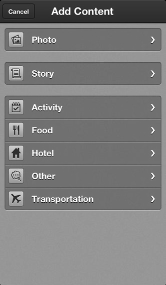 MapQuest Travel Blogs for iPhone in 2013 – Add Content