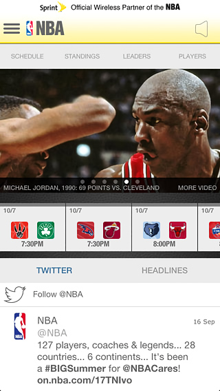 NBA Game Time 2013-2014 for iPhone in 2013