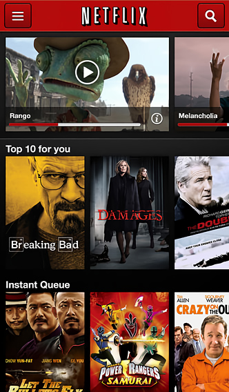 Netflix for iPhone in 2013