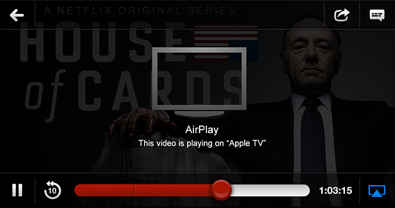 Netflix for iPhone in 2013 – Player