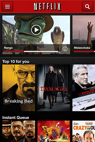 Netflix for iPhone in 2013