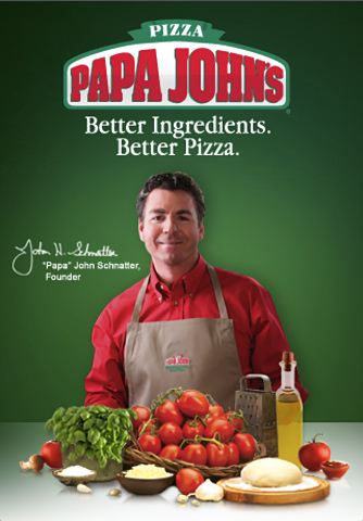 Papa John's Pizza for iPhone in 2013