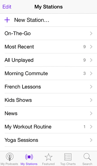 Podcast for iPhone in 2013 – MyStations