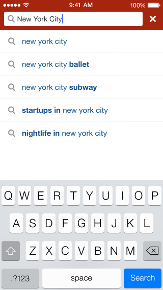 Quora for iPhone in 2013 – Search