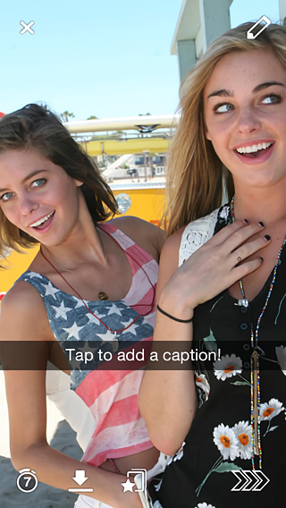 Snapchat for iPhone in 2013
