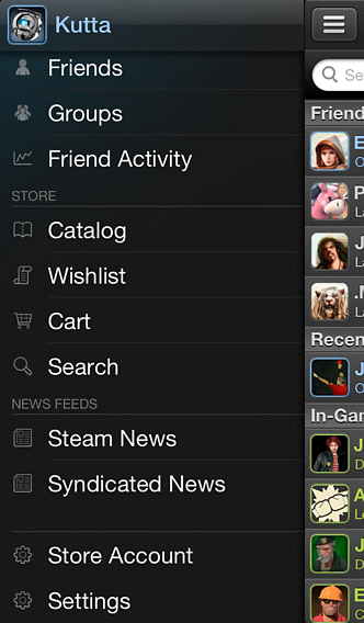 Steam Mobile for iPhone in 2013