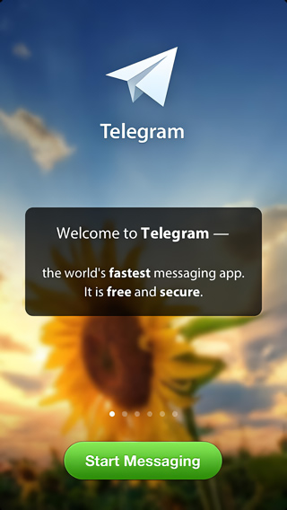 Telegram Messenger for iPhone in 2013