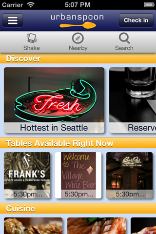 Urbanspoon for iPhone in 2013