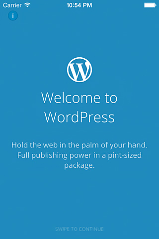 WordPress for iPhone in 2013