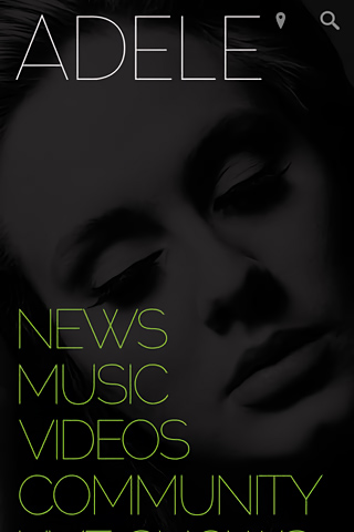 Adele for iPhone in 2014