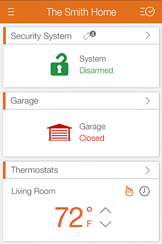 Alarm.com for iPhone in 2014