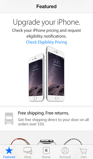 App Store for iPhone in 2014 – Featured