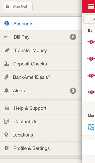 Bank of America – Mobile Banking for iPhone in 2014