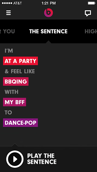 Beats Music for iPhone in 2014 – The Sentence