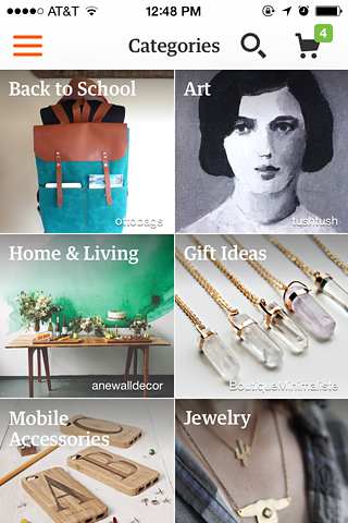Etsy for iPhone in 2014