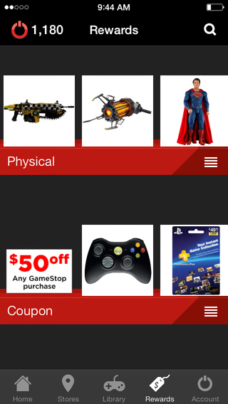 GameStop for iPhone in 2014 – Rewards
