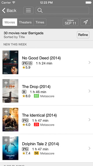 IMDb Movies & TV for iPhone in 2014