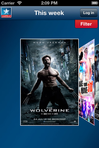 Kinepolis for iPhone in 2014