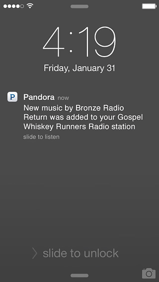 Pandora Radio for iPhone in 2014
