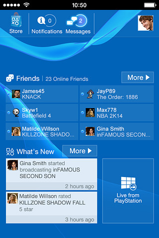 PlayStation App for iPhone in 2014