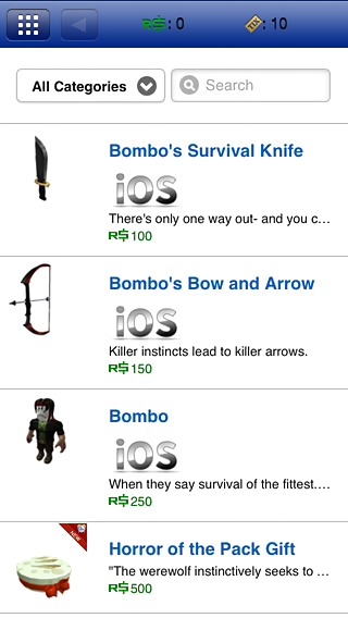 Roblox Mobile for iPhone in 2014
