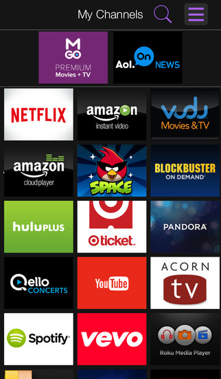 Roku for iPhone in 2014 – My Channels