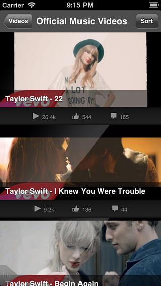 Taylor Swift for iPhone in 2014