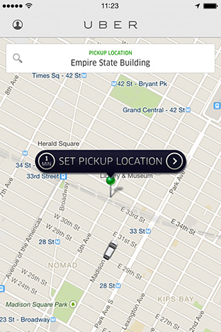 Uber for iPhone in 2014