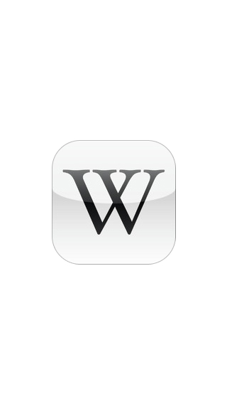 Wikipedia Mobile for iPhone in 2014 – Logo