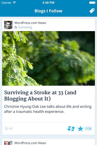 WordPress for iPhone in 2014