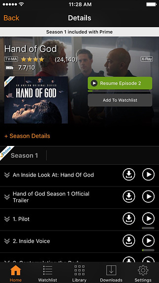 Amazon Video for iPhone in 2015