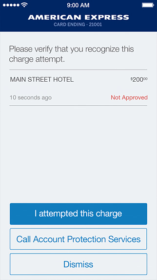 Amex Mobile for iPhone in 2015