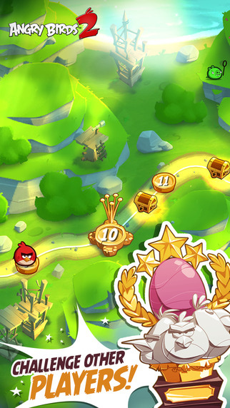 Angry Birds 2 for iPhone in 2015 – Challenge other Playerss