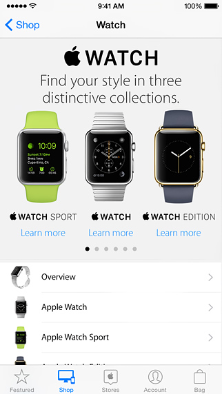 Apple Store for iPhone in 2015 – Shop