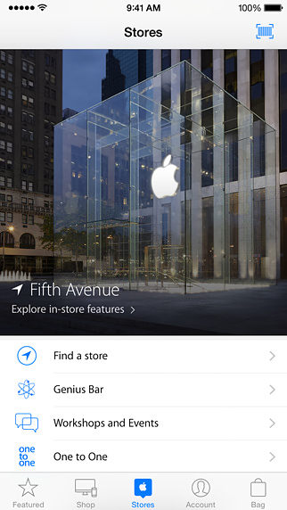 Apple Store for iPhone in 2015 – Stores