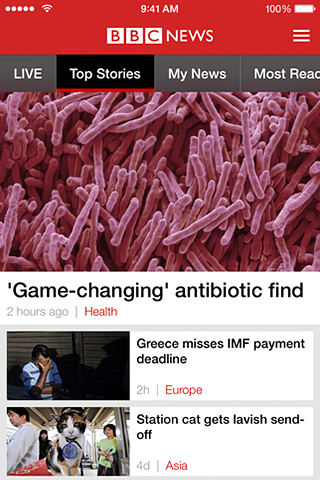 BBC News for iPhone in 2015