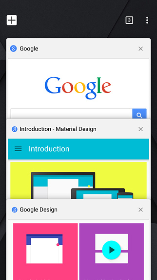 Chrome for iPhone in 2015 – Tabs